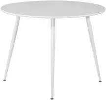 Venture Design Valgomasis stalas, Plaza, 100 cm, Balta