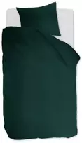 Ambiante Patalynės komplektas Cotton Uni Dark Žalias Pagalvės matmenys - 50x70 cm, Antklodės matmenys - 200x200 cm