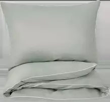 Fejos Namai KING ASH Žalias Satino pagalvės užvalkalas Pagalvės matmenys - 50x60 cm