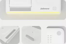 Jabees PowerGlow 4w1 Qi įkroviklis telefonui, išmaniesiems laikrodžiams, ausinėms, LED lempa, juodas (SB9618)