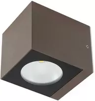Sieninis šviestuvas 6W LED sieninis lauko šviestuvas TEKO, tamsiai rudas, 3000K, IP65, 90099