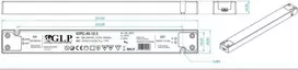 45W LED maitinimo šaltinis GTPC SLIM, 12V, IP20