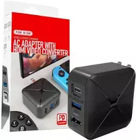 HONSON USB 3.0 greitojo įkrovimo adapteris su HDMI prievadu/ES kištuku, skirtas Switch/Lite/Oled