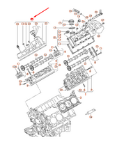 VAG Cilindro Galvutės Dangtelis Audi A4 A6 A7 A8 Q5 Touareg Originalus 059103470AS