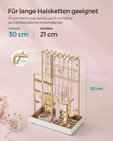 Papuošalų stovas metalinio rėmo dovanos idėja aukso spalvos