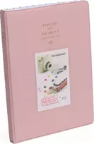 LoveInstant Albumas nuotraukoms 128 vnt., skirtas Fujifilm Instax Mini 9 12 40 11 9 8 Evo Liplay Link / Rožinis