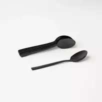 6 Prato arbatos šaukštelių rinkinys, 14 cm, juodos spalvos, AMBITION