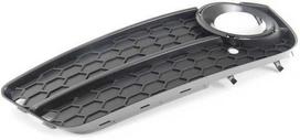 VAG AUDI A5 2008-2012 Priekinis bamperis rūko išorinės grotelės, juodos, kairės pusės originalios 8T080768101C