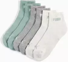 Puma Kojinės Unisex New Baltas Pilkas Žalias 938393 16