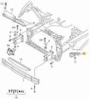 VAG AUDI Q5 2009-2016 Priekinio bamperio atramos laikiklis dešinėje O/S originalus 8R0807284C