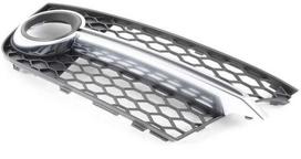 VAG Audi TT MK2 11-14 S-Line priekinis bamperis kairės pusės rūko žibinto grotelės originalios 8J0807681KT94