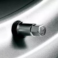 "Porsche" vožtuvų kamštelių dangteliai "Crest w/o Tire Pressure Monitorius" Originalūs 00004460100