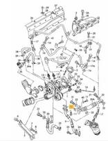 VAG Audi VW CC Audi Alyvos išleidimo vamzdelio tarpiklis 06F145757L Originalus