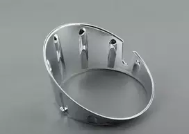 BMW MINI R55 R55 R56 R57 R58 R59 Priekinio bamperio rūko žibinto dangtelis Chrome kairė originali 51117248791