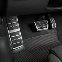 VAG Audi A6 A7 4K Nerūdijančio plieno pedalai ir kojų atrama 4K1064205A Originali