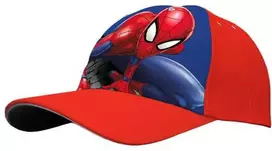 Spiderman Žmogus voras, kepurė su snapeliu, raudona