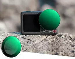 K&F Filtras Pilkas Fader reguliuojamas ND2-32, skirtas DJI Osmo Action 3 4 5 Pro / Kf01.2752
