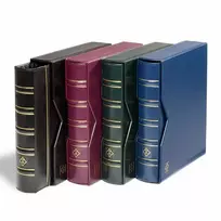 Albumas monetoms Optima "Classic" (Su įmautėm ir dėklu) (Raudona)