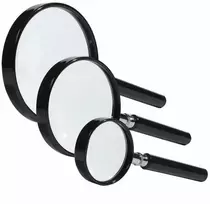 Klasikiniai padidinimo stiklai (Ø 90 mm (2,5x))