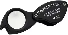 Padidinimo stiklas Deimantams "Triplet Hawk Loupe" 10x