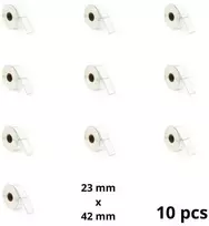 Zebra 23mm x 42mm Thermal Paper Labels 25 mm Core Dore Manufacturer, 10 pcs