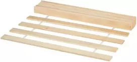 Homestyle4U Lovos lentjuostės, 90x1.3x200 cm, rudos