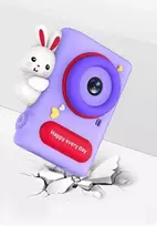 Xrec Skaitmeninis fotoaparatas 40 MP HD kamera objektyvas Selfie vaikams Žaidimai MP3 / Xrec H05 / Rožinis vienaragis