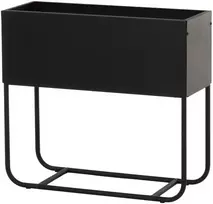 Gėlių stovas 60 x 23 x 55 cm juodas PATIO