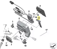 BMW R 1200 GS Laikiklis Užrakto Originalus 65908524465