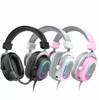 Ausinės Fifine Ausinės studijinės ausinės FIFINE H6P AmpliGame RGB erdvinis garsas 7.1