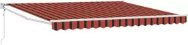 Ištraukiama markizė Oranžinė ir ruda 400 × 300 cm
