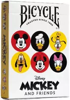 Žaidimų Kortelės - Disney Mickey ir Draugai Bicycle 63.5x88.9mm Plastikinės Dangos