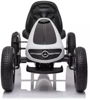 Toycars Go-Kart, MERCEDES Go-Kart, 112x58x62 cm, Baltas