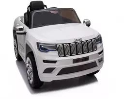Toycars Elektrinis vaikų automobilis, Jeep Grand Cherokee, 114x76x58 cm, Baltas