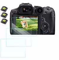 K&F 3x rinkinys 9H stiklo ekrano apsauga ir 3x apsauga nuo šaltos pėdutės, skirtas Canon EOS R6 II, R6, R7 / K&F Concept / SKU.2202