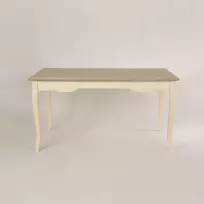 Valgomojo stalas, Pesaro, 160 cm, Kremas, Šviesiai rudas