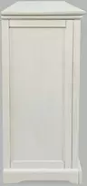 Komoda su durimis Avola, 165 x 91,5 x 43 cm, balta