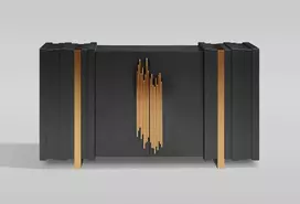 Komoda, Stilig, 160 x 90 x 40 cm, juoda