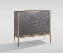 Komoda su durelėmis, Stilig, 100 x 90 x 40 cm, pilka