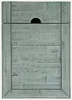Prie lovos spintelė, Avola, 40,5x44,5 cm, Turkio-Mėtų