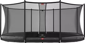 Batutas BERG Grand Favorit InGround 520, pilkas + apsauginis tinklas Comfort