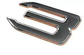 ORIGINALUS OEM BMW Z3 Roadster Bagažo Dangčio 3 Emblema Ženklelis Logotipas 51148399310