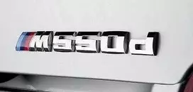 ORIGINALUS OEM BMW F10N Sedano Bagažo Dangčio M550d Emblema Ženklelis Logotipas 51148059278