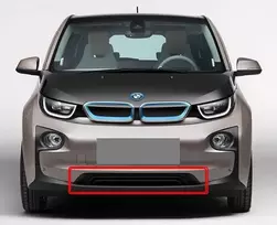 Naujas originalus BMW I3 serijos I01 priekinis bamperio apatinis oro įsiurbimo groteles 7306434 OEM