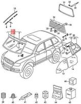 VAG NAUJA INTERJERO VEIDRODŽIO LAIKIKLIS VW BORA CADDY PASSAT 7L0845543A ORIGINALUS