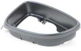 VAG VW SCIROCCO 15-17 O/S DEŠINIS DURŲ VEIDRODŽIO RĖMAS Juodas ORIGINALUS 1K8857602A 9B9