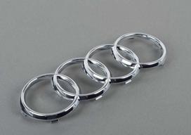 VAG NAUJAS ORIGINALUS AUDI TT 11-14 RS3 11-13 PRIEKINIS GROTELĖS AUDI EMBLEMA CHROMAS 8J0853605