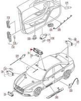 VAG Originalus AUDI A5 S5 kabriolet A6 interjero apšvietimas O/S 4H0947105C