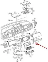 VAG VW TRANSPORTER T6 Kairės prietaisų skydelio apdailos dalis RHD 7E6857115JP9 NAUJA ORIGINALI