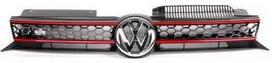 VAG Originalus VW Golf Mk6 GTI 08-13 Priekinis Bamperis Viršutinė Centrinė Grotelė 5K0853651AKATK OEM